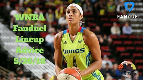 wnba fanduel lineup